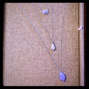 Premier Designs necklace. "Silver Lake"